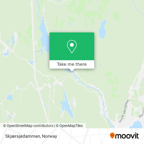 Skjærsjødammen map