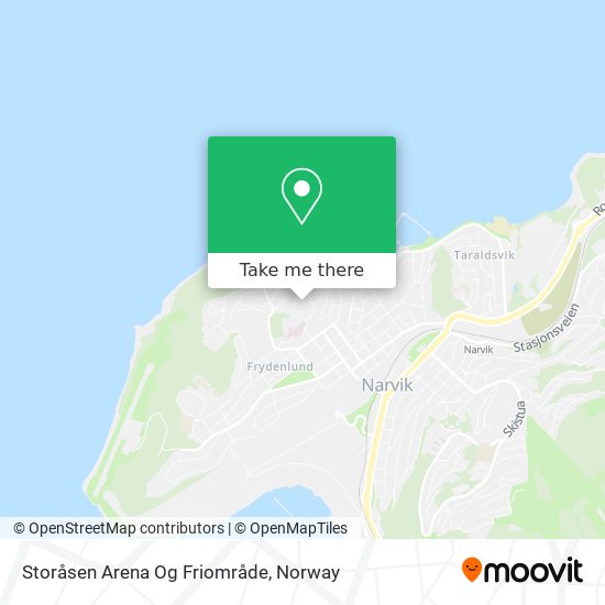 Storåsen Arena Og Friområde map
