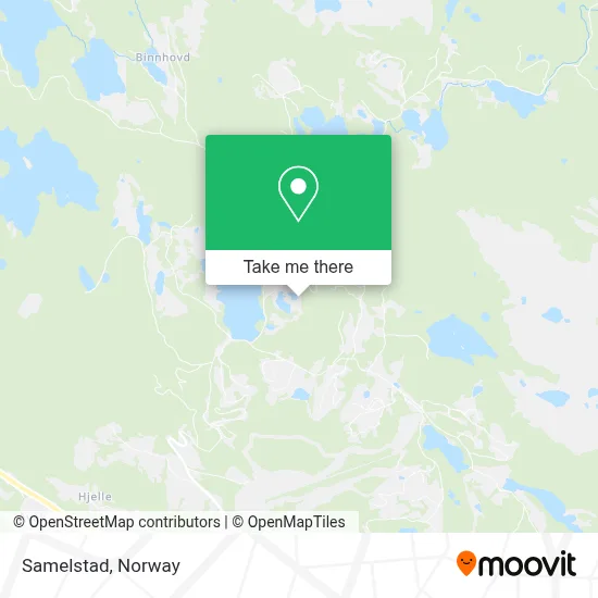 Samelstad map