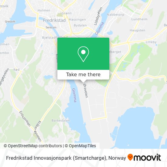 Fredrikstad Innovasjonspark (Smartcharge) map