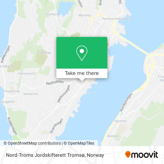 Nord-Troms Jordskifterett Tromsø map