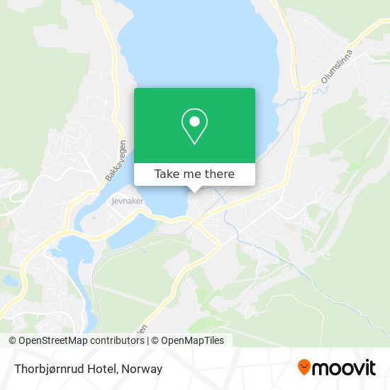 Thorbjørnrud Hotel map