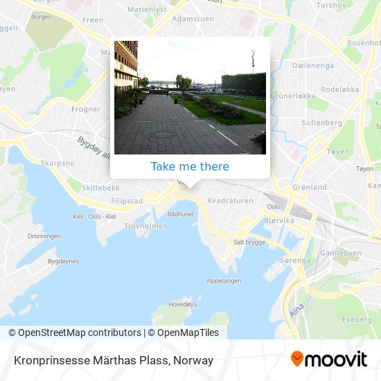 Kronprinsesse Märthas Plass map