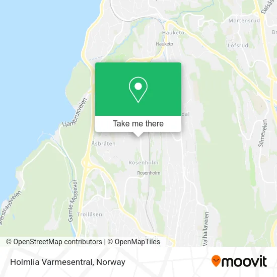 Holmlia Varmesentral map