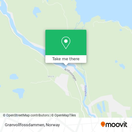 Grønvollfossdammen map