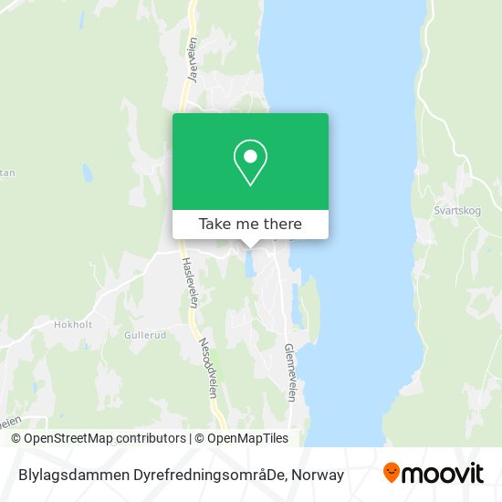 Blylagsdammen DyrefredningsområDe map