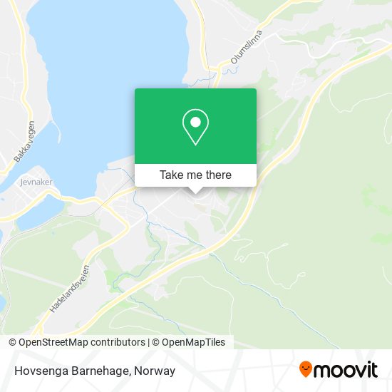 Hovsenga Barnehage map