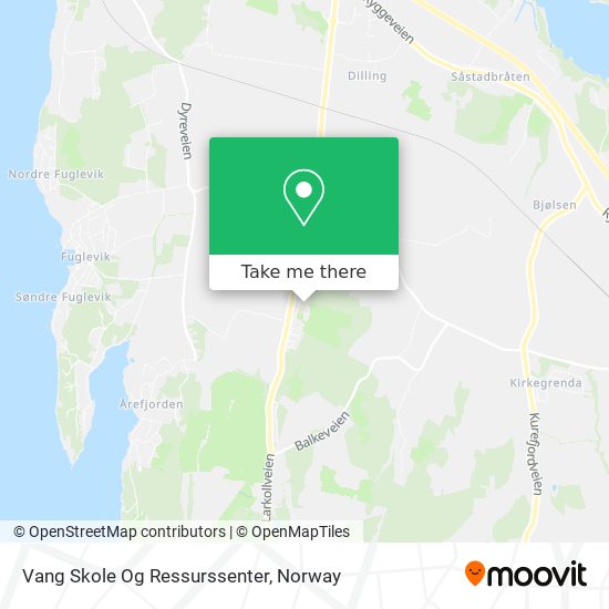 Vang Skole Og Ressurssenter map