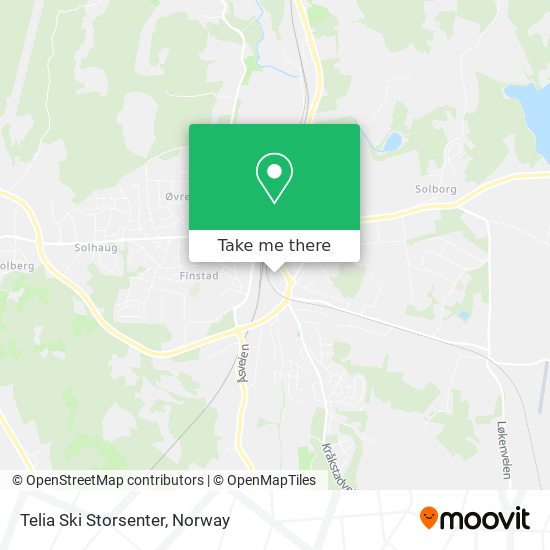 Telia Ski Storsenter map