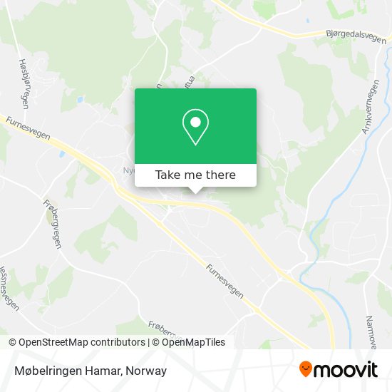 Møbelringen Hamar map