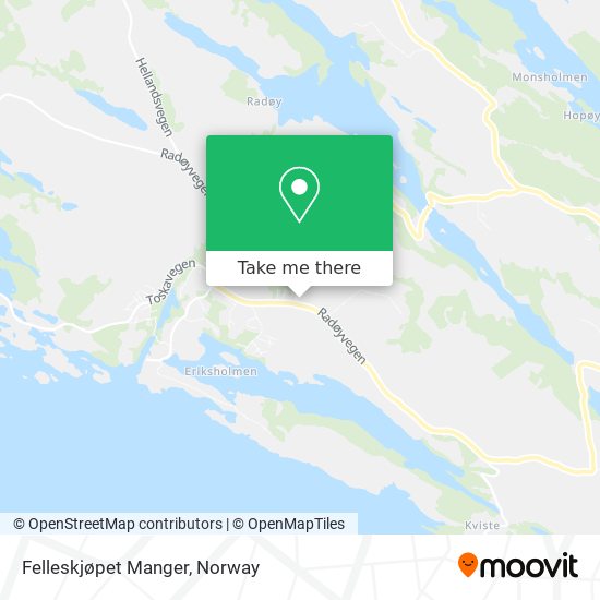 Felleskjøpet Manger map