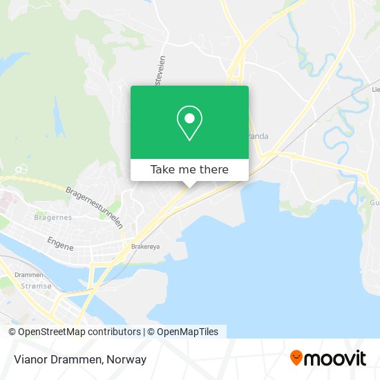 Vianor Drammen map