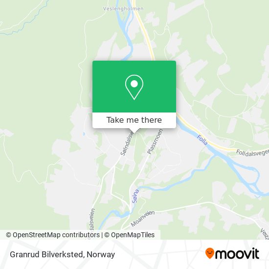 Granrud Bilverksted map