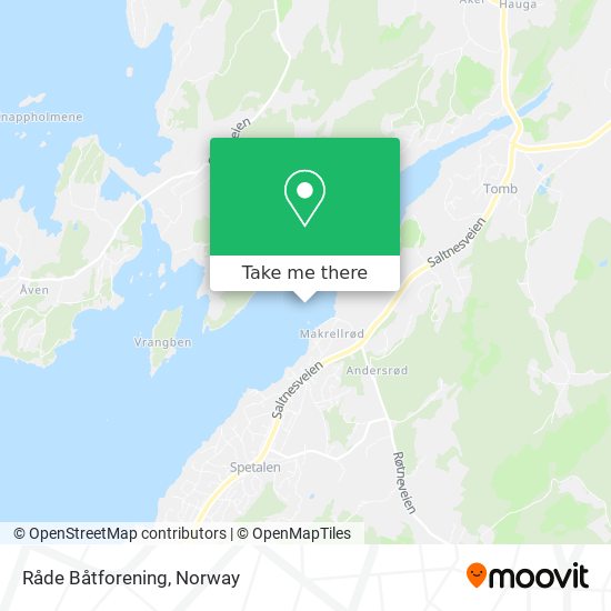Råde Båtforening map