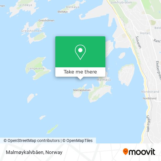 Malmøykalvbåen map