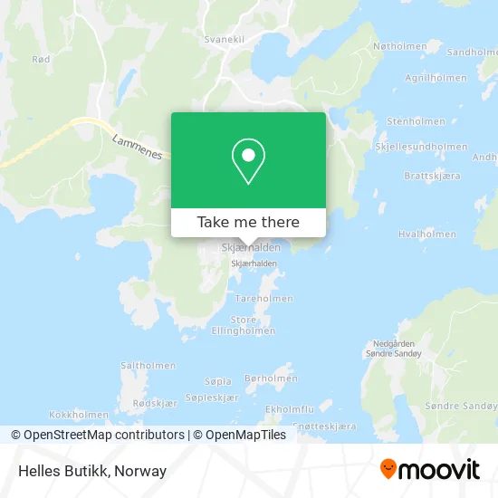 Helles Butikk map