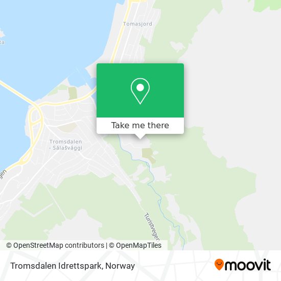 Tromsdalen Idrettspark map
