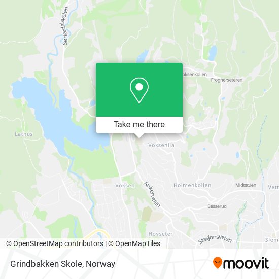 Grindbakken Skole map