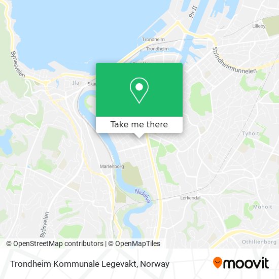 Trondheim Kommunale Legevakt map