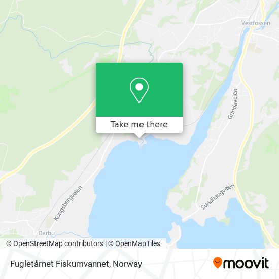 Fugletårnet Fiskumvannet map