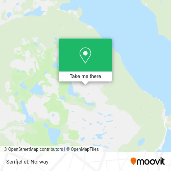 Serifjellet map