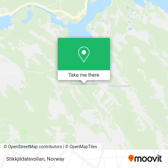 Stikkjildalsvollan map