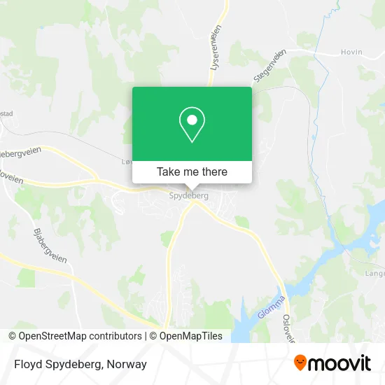 Floyd Spydeberg map