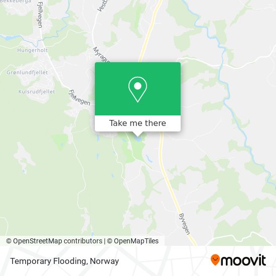 Temporary Flooding map