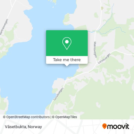 Våsetbukta map