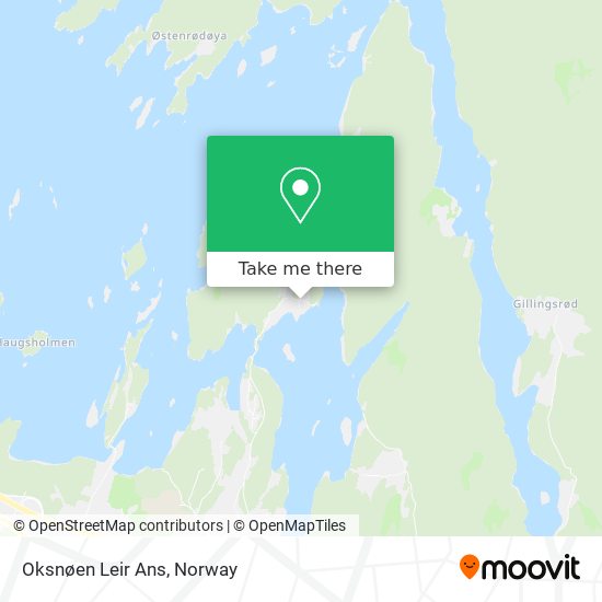 Oksnøen Leir Ans map