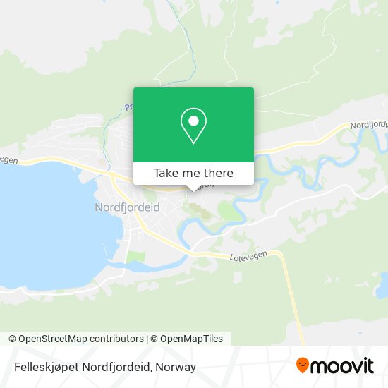 Felleskjøpet Nordfjordeid map