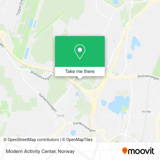Modern Activity Center map