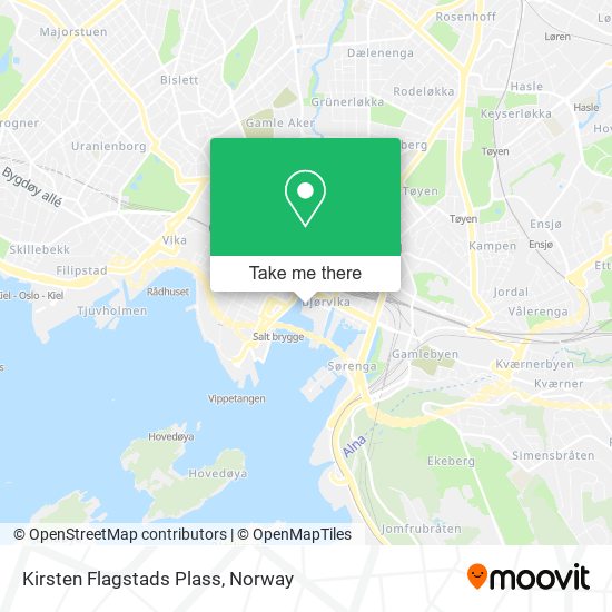 Kirsten Flagstads Plass map