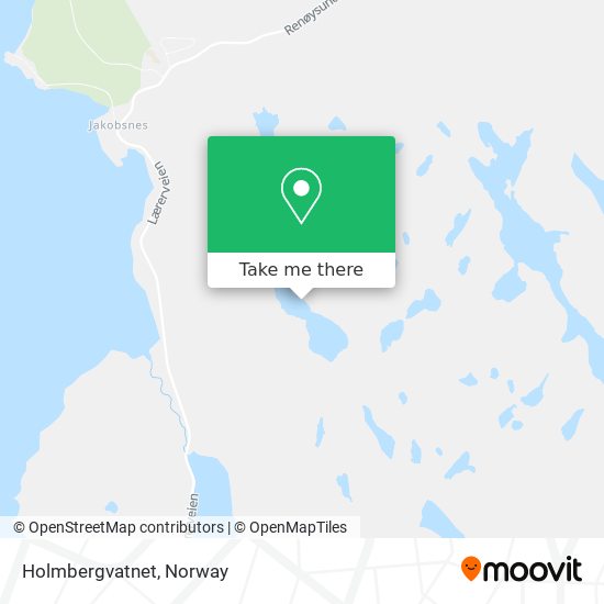 Holmbergvatnet map