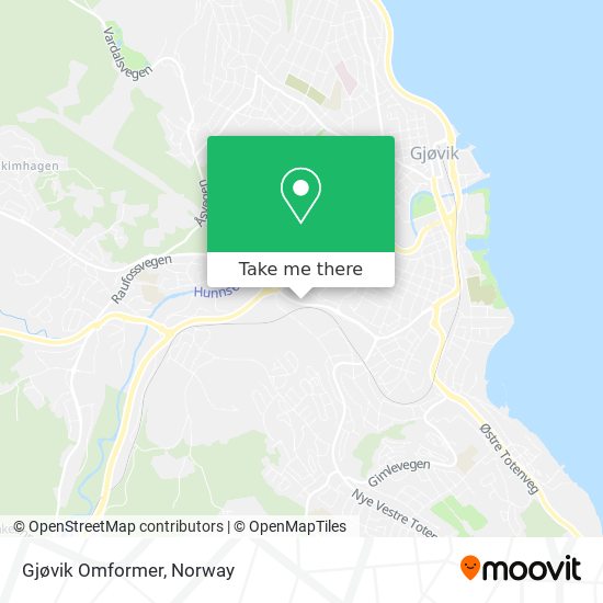 Gjøvik Omformer map