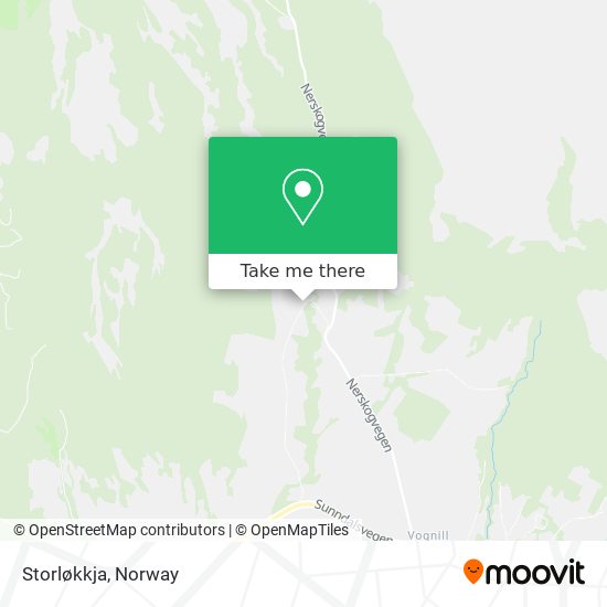 Storløkkja map