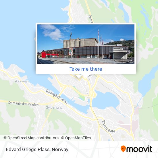 Edvard Griegs Plass map