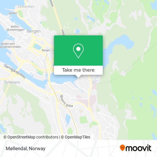 Møllendal map