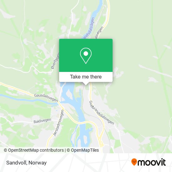 Sandvoll map