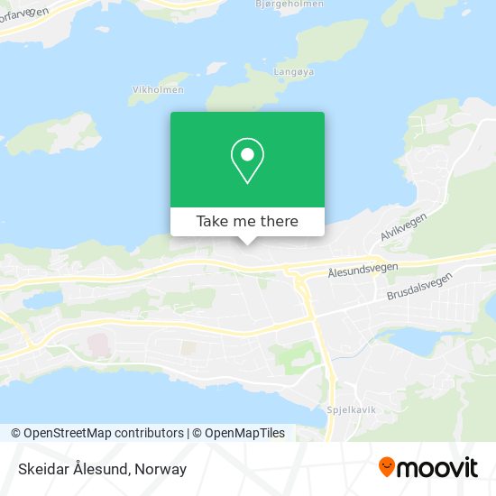 Skeidar Ålesund map