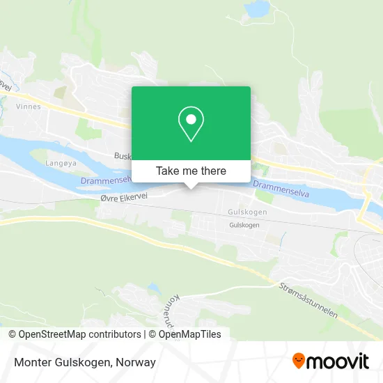 Monter Gulskogen map