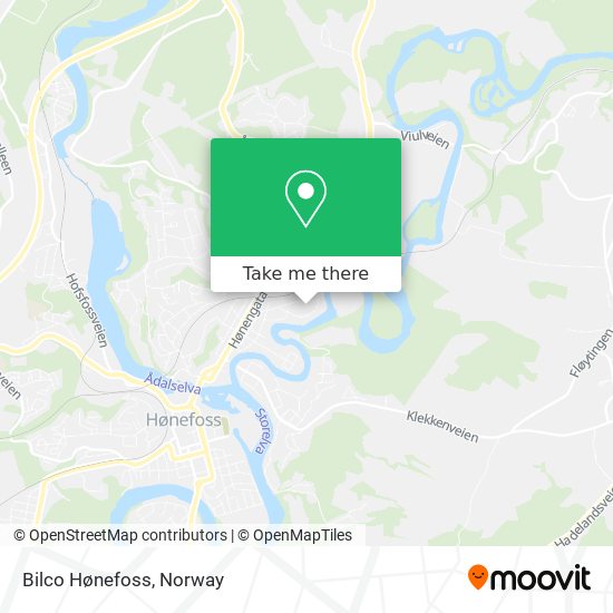 Bilco Hønefoss map