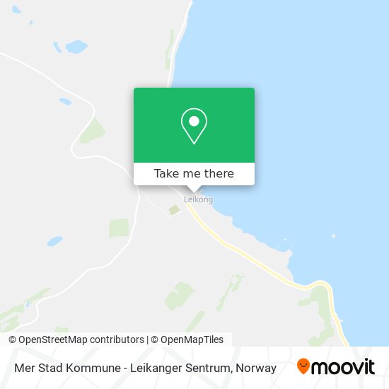 Mer Stad Kommune - Leikanger Sentrum map
