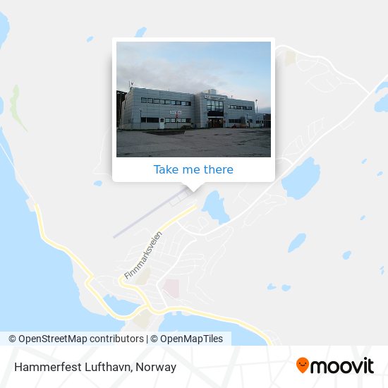 Hammerfest Lufthavn map
