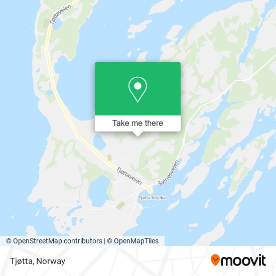 Tjøtta map