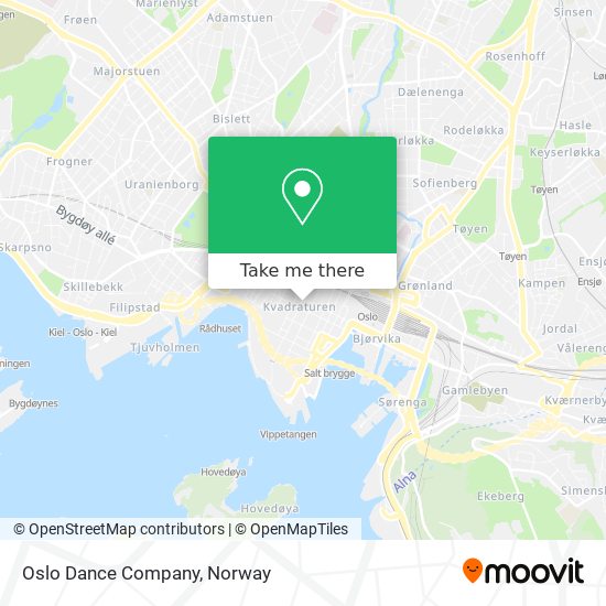 Oslo Dance Company map