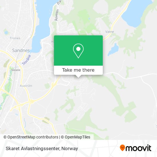 Skaret Avlastningssenter map