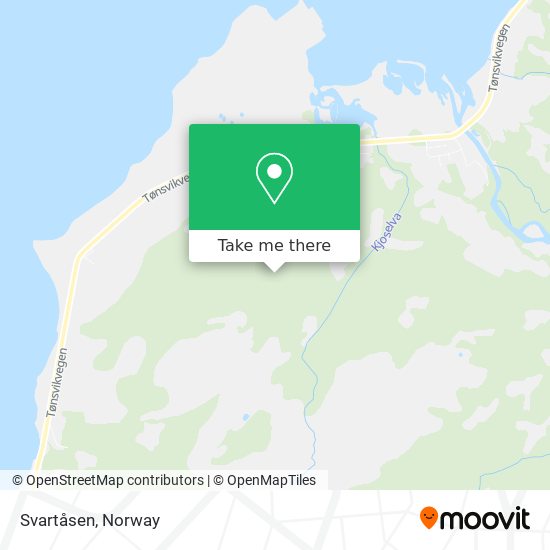 Svartåsen map