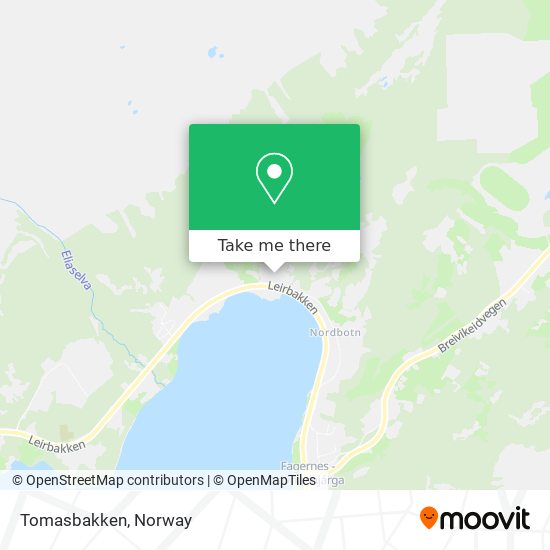 Tomasbakken map