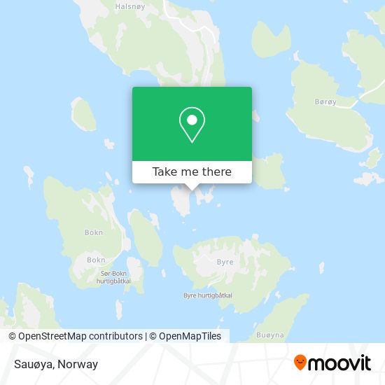 Sauøya map